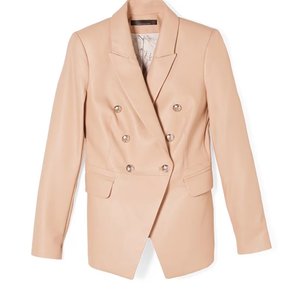 Leather Blazer, White House Black Market